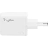 Digitus USB GaN Ladegerät 45W, 1x USB-C, 1x USB-A weiß