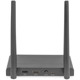 Digitus Wireless HDMI KVM Extender Set, HDMI Verlängerung schwarz, 200 m