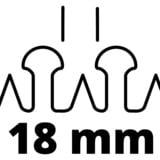 EINHELL Power X-Change Akku-Heckenschere GC-CH 1855/1 Li-Solo, 18 Volt rot/schwarz, ohne Akku und Ladegerät