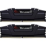 G.Skill DIMM 64 GB DDR4-3600 (2x 32 GB) Dual-Kit, Arbeitsspeicher schwarz, F4-3600C18D-64GVK, Ripjaws V, INTEL XMP