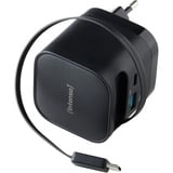 Intenso Power Adapter W65ACIC GaN, Ladegerät schwarz, 65W