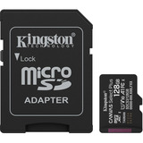 Kingston Canvas Select Plus 128 GB MicroSDXC, Speicherkarte schwarz, UHS-I U1, Class 10, V10