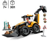 LEGO 60480 City Gelber Baggerlader, Konstruktionsspielzeug 