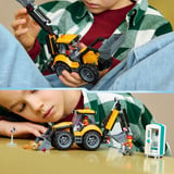LEGO 60480 City Gelber Baggerlader, Konstruktionsspielzeug 
