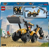 LEGO 60480 City Gelber Baggerlader, Konstruktionsspielzeug 