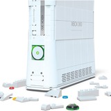 Mattel MEGA Microsoft Xbox 360 Spielset mit Lichtern für Sammler, Konstruktionsspielzeug 1342 Teile