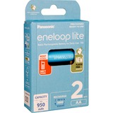 Panasonic eneloop lite AA 950 mAh, Akku blau, 2 Stück