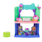 Spin Master Gabby's Dollhouse: Der Film - Portal Raum Spa-tastisches Badezimmer von Meerkätzchen, Spielfigur 