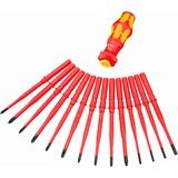 Wera 827 T i VDE Kraftform Turbo Handhalter, Schraubendreher rot/gelb, für Wera VDE-Wechselklingen