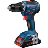 Bosch 18V Profi Set, 5 Werkzeuge (GSR, GWS, GKS, GSA, GST), Werkzeug-Set blau, 3x Li-Ion Akku 4,0Ah, Werkzeugtasche