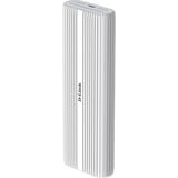 D-Link USB-C 4.0 M.2 NVMe SSD Enclosure, Laufwerksgehäuse weiß