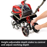 EINHELL Professional Akku-Bodenhacke GP-CR 36/45 Li E BL- Solo, 36Volt (2x18V) rot/schwarz, ohne Akku und Ladegerät