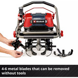 EINHELL Professional Akku-Bodenhacke GP-CR 36/45 Li E BL- Solo, 36Volt (2x18V) rot/schwarz, ohne Akku und Ladegerät