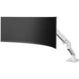 Ergotron HX Monitor Arm mit VHD-Gelenk, Tischhalterung, Monitorhalterung weiß, für 1000 R Curved Monitore