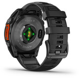Garmin fēnix 8 - 47 mm, AMOLED, Smartwatch Schwarz/Schiefergrau, Silikon-Armband, Edelstahl