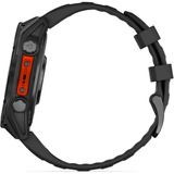 Garmin fēnix 8 - 47 mm, AMOLED, Smartwatch Schwarz/Schiefergrau, Silikon-Armband, Edelstahl