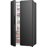 Hisense RS3P558NEFD, Side-by-Side edelstahl (dunkel)