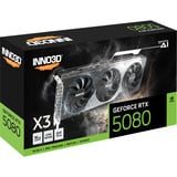 INNO3D GeForce RTX 5080 X3, Grafikkarte DLSS 4, 3x DisplayPort, 1x HDMI 2.1