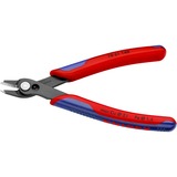 KNIPEX Electronic Super Knips XL 7861140, Elektronik-Zange rot/blau, mit Öffnungsfeder