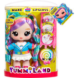 MGA Entertainment  Yummiland Large Doll + Lip Gloss Pet - Skyler Rainbow Belt, Puppe 