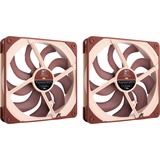 Noctua NF-A14x25 G2 PWM Sx2-PP, Gehäuselüfter PWM-Anschluss, 2 Lüfter, 140 mm