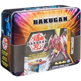 Spin Master Bakugan Baku-Tin, Geschicklichkeitsspiel hochwertige Aufbewahrungsbox mit exklusivem Darkus Sectanoid Bakugan und weiterem Überraschungs-Bakugan
