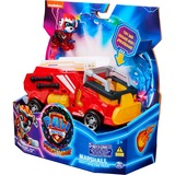 Spin Master Paw Patrol Mighty Kinofilm - Basis Fahrzeug von Marshall mit Welpenfigur, Spielfahrzeug 