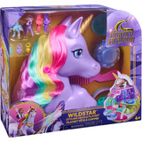 Spin Master Unicorn Academy - Styling Kopf Spielset Wildstar, Schmink- und Frisierkopf 