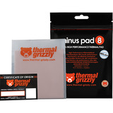 Thermal Grizzly Minus Pad 8 - 100x 100x 0,5 mm, Wärmeleitpads rosa, 2 Stück
