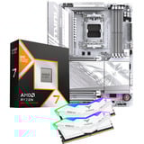 ALTERNATE AMD Upgrade Ryzen™ 7 9800X3D + B850 ELITE ICE + 32GB 6000-30 RGB, Mainboard 