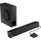 ASUS ROG Gjallar, Soundbar schwarz, kabelloser Subwoofer, All-in-One-Audio-Control-Hub