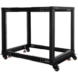 Alphacool ES 19" Open Frame Serverrack , Rack, Server-Gehäuse schwarz, 12 Höheneinheiten