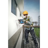 Bosch Professional Akku-Bohrhammer GBH 18V-22 Professional, 18Volt, mit GDE 18V-12 blau/schwarz, 2x Li-Ionen Akku 4,0Ah, in L-BOXX