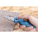 Bosch Professional Universal-Klappmesser Professional, Teppichmesser blau, für Trapez-Klingen