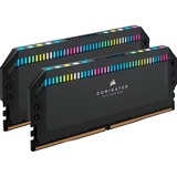 Corsair DIMM 64 GB DDR5-6600 (2x 32 GB) Dual-Kit, Arbeitsspeicher schwarz, CMT64GX5M2B6600C32, Dominator Platinium, INTEL XMP