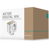 DeepCool AK700 DIGITAL WH, CPU-Kühler weiß, 120 mm