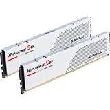 G.Skill DIMM 32 GB DDR5-6000 (2x 16 GB) Dual-Kit, Arbeitsspeicher weiß, F5-6000J3238F16GX2-RS5W, Ripjaws S5, INTEL XMP