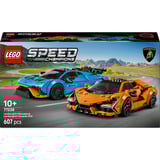 LEGO 77238 Speed Champions Lamborghini Revuelto und Huracán STO, Konstruktionsspielzeug 