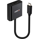 Lindy USB Typ C auf HDMI 4K60 Konverter, Adapter schwarz