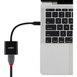 Lindy USB Typ C auf HDMI 4K60 Konverter, Adapter schwarz