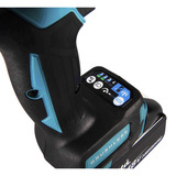 Makita Akku-Kombo-Kit DLX2533TJ, Akku-Bohrschrauber DDF489Z + Akku-Schlagschrauber DTW300Z, 18Volt blau/schwarz, 2x Li-Ionen Akku 5,0Ah, MAKPAC