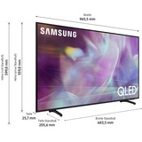 SAMSUNG GQ-43Q60A, QLED-Fernseher 108 cm(43 Zoll), schwarz, UltraHD/4K, Triple Tuner, SmartTV