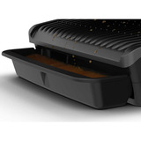 Tefal Optigrill Elite GC707D, Kontaktgrill silber/schwarz, 2.000 Watt