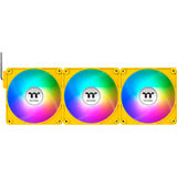 Thermaltake CT140 EX ARGB Sync PC Cooling Fan Bumblebee, Gehäuselüfter gelb, 3er-Pack, 140 mm