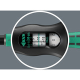 Wera Drehmomentschlüssel mit Durchsteckvierkant Click-Torque Lock A 6 R/L schwarz/grün, Abtrieb 1/4" Bit-Aufnahme, 2,5 bis 25Nm