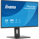 iiyama ProLite XB2497HSN-B1, LED-Monitor 60.5 cm (23.8 Zoll), schwarz (matt), FullHD, IPS, HDMI, DP, USB-C, USB-Hub, Daisy Chain, 100Hz Panel