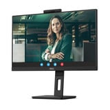 AOC 24P3CW, LED-Monitor 60.5 cm (23.8 Zoll), schwarz, FullHD, IPS, LS, Webcam, Mikrofon, 100Hz Panel