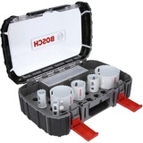 Bosch Lochsägen-Set Progressor for Wood & Metal, Ø 19- 83mm, 9-teilig mit Power Change Adapter, Koffer
