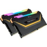 Corsair DIMM 16 GB DDR4-3200 (2x 8 GB) Dual-Kit, Arbeitsspeicher schwarz, CMW16GX4M2E3200C16-TUF, Vengance RGB Pro, INTEL XMP