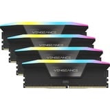 Corsair DIMM 96 GB DDR5-6000 (4x 24 GB) Quad-Kit, Arbeitsspeicher schwarz, CMH96GX5M4B6000C30, Vengeance RGB, INTEL XMP